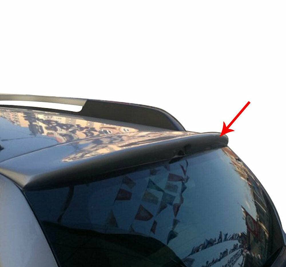 OMAC Heckspoiler kompatibel mit Dacia Duster 2010-2018 Dachspoiler Spoiler Flügel mit liniert von OMAC