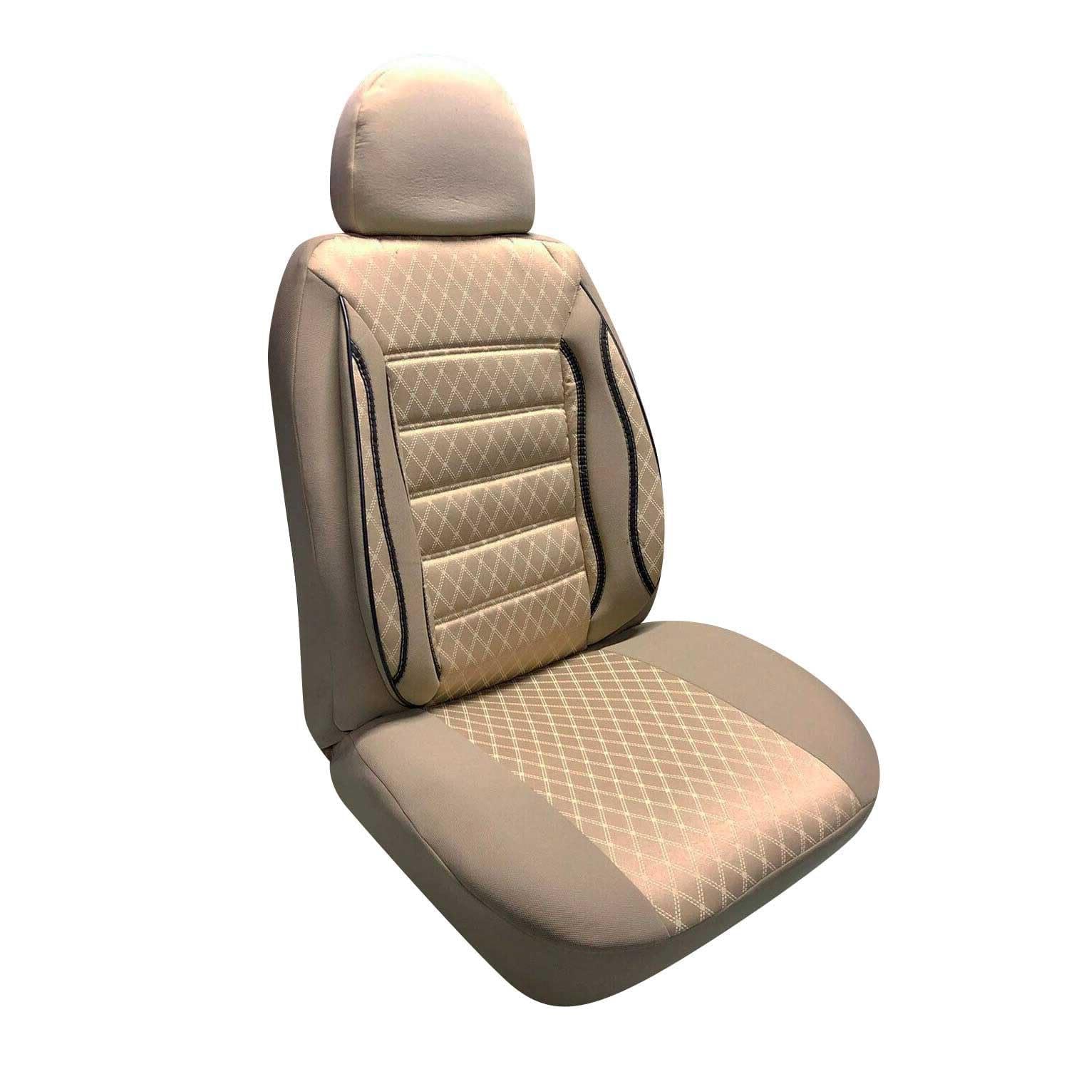 OMAC Sitzbezüge Schonbezüge Sitzschoner für VW Caddy 2003-2025 Beige 1 Sitz von OMAC