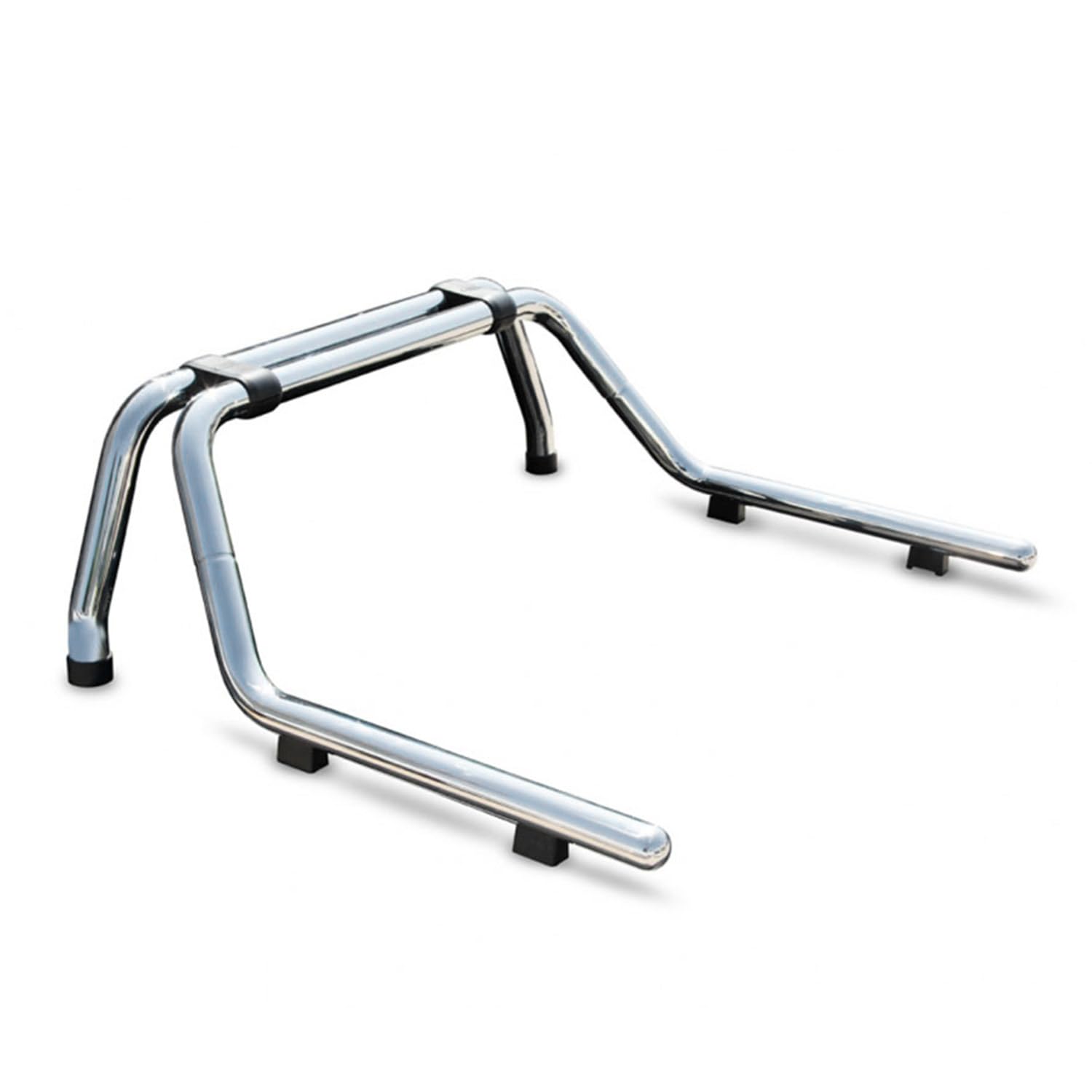 OMAC Überrollbügel Rollbar kompatibel mit VW Amarok 2010-2025 Gefärbten Stahl Ø60 Silber von OMAC