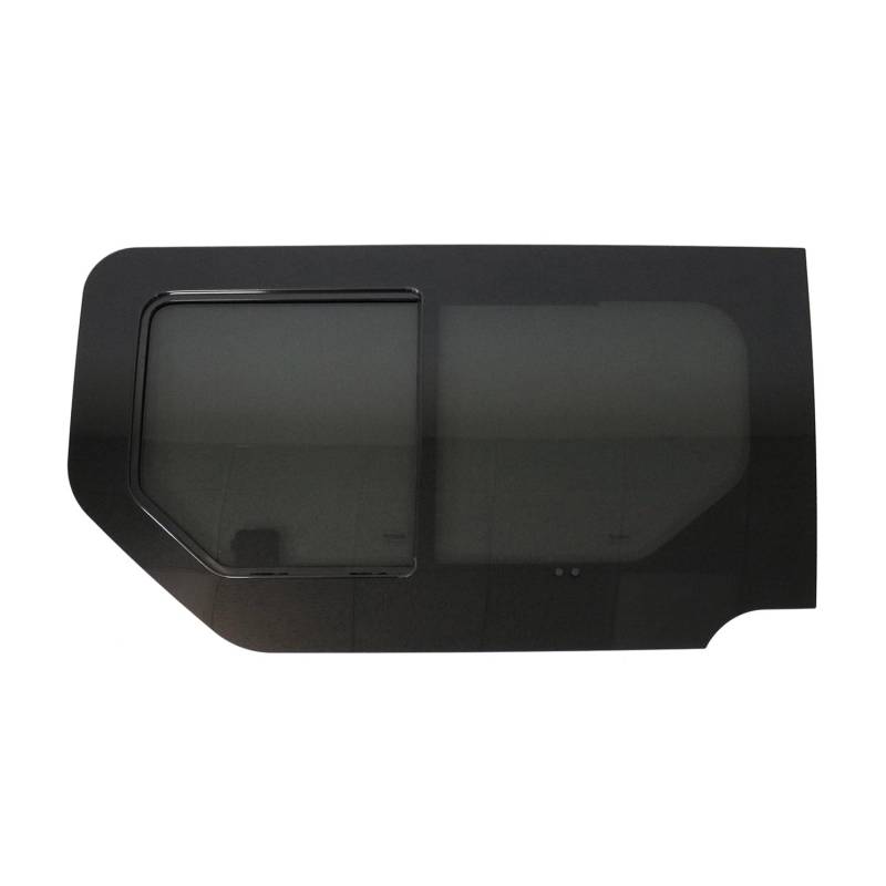 Schiebefenster Seitenfenster Auto Fenster kompatibel mit Opel Vivaro 2001-2014 Links L1 L2 | Auto Schwarz Dunkel Getöntes Glas Privatsphäre und Schutz von OMAC