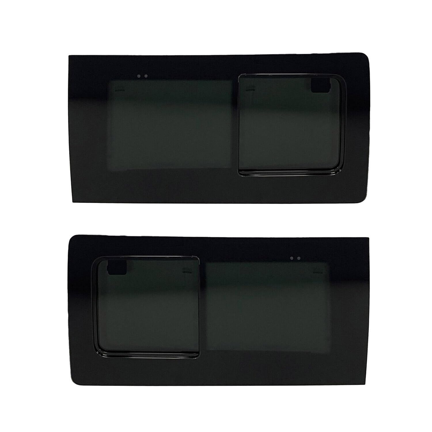 Seitenfenster Autoglas kompatibel mit Ford Transit Custom 2014-2023 Links Rechts L1 L2 SET von OMAC