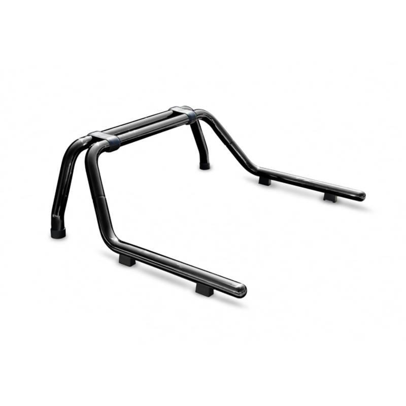 Überrollbügel Rollbar aus Edelstahl Schwarz Ø60mm Kompatibel mit Hilux 2006-2023 von OMAC