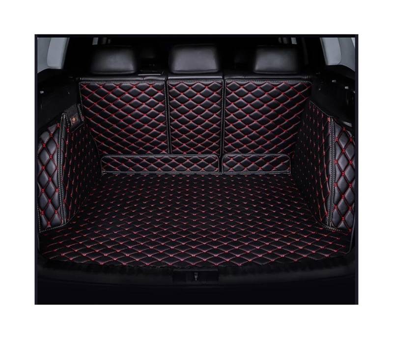 OMDHATU Kofferraummatten Individueller Autoteppich Innenausstattung Zubehör Für B&MW 1er E81 E82 E87 2004-2013 F20 F21 2011-2019 Kofferraumwanne(Black red) von OMDHATU