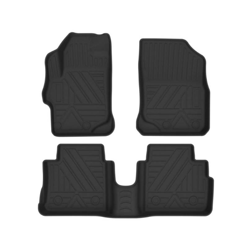 Auto Fußmatten TPE Fußmatten Zubehör Kompatibel Mit Citroen C3-XR 2015-2021 Auto Fuß Pads von OMEROPLIX