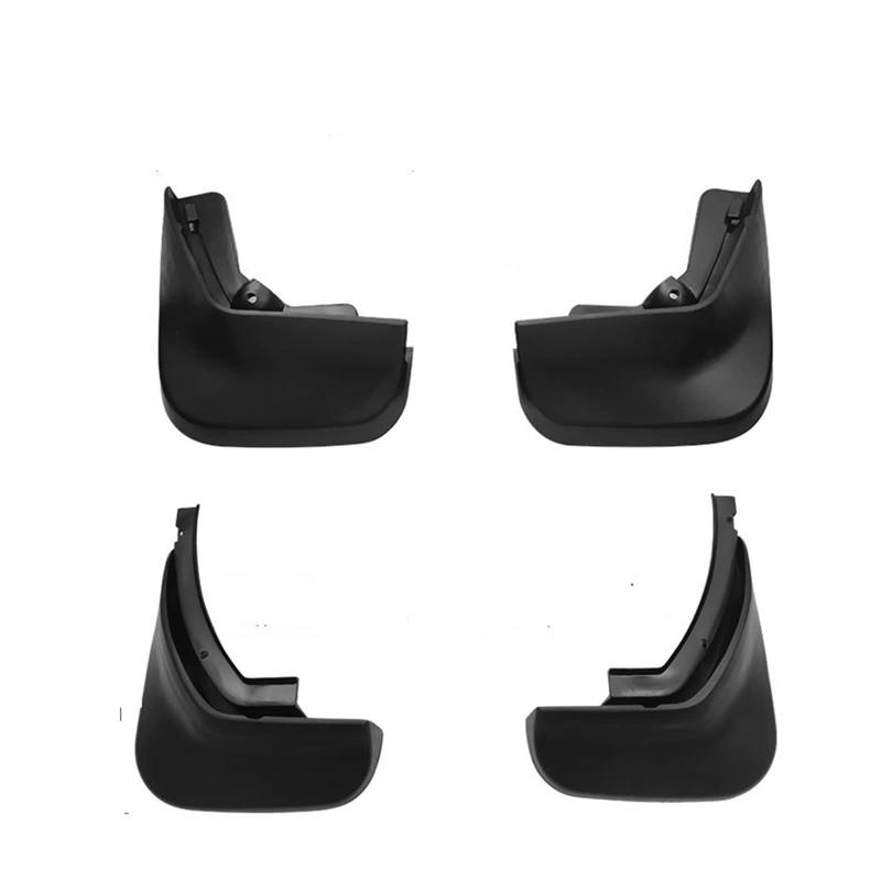 Black ABS Mudguards 4PCS Compatible With AL6 A6 2006-2010 von OMEROPLIX