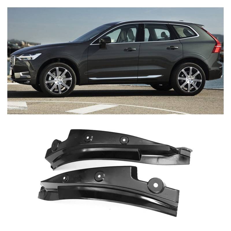 Car Rear Wheel Fender Mudguards Compatible With Volvo XC60 2018-2020 Auto Rear Wheel Mud Flap Guard Splash Anti Dust Cover Accessories(Black) von OMEROPLIX