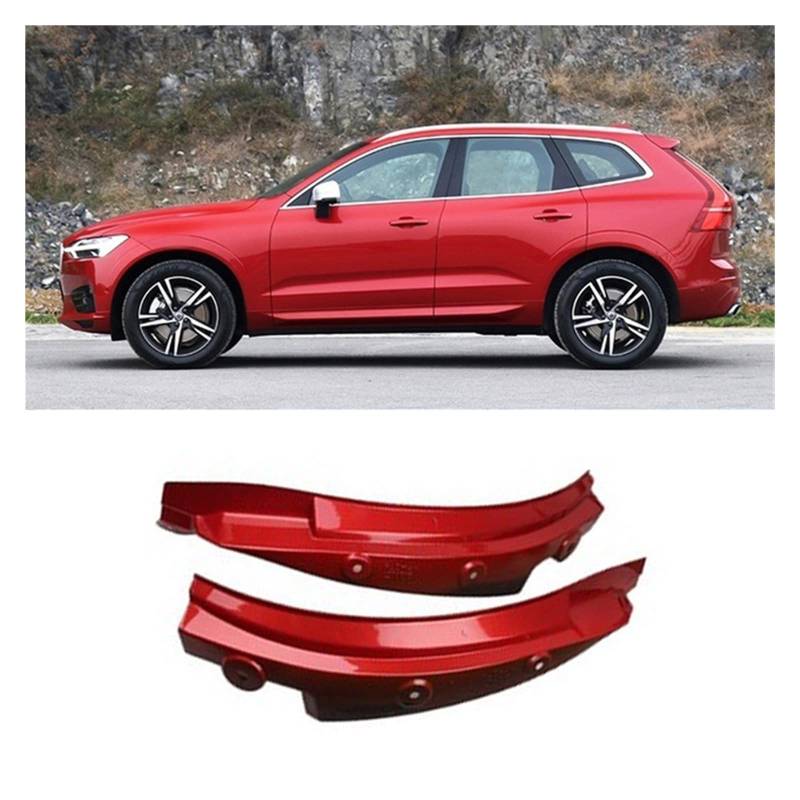 Car Rear Wheel Fender Mudguards Compatible With Volvo XC60 2018-2020 Auto Rear Wheel Mud Flap Guard Splash Anti Dust Cover Accessories(Red) von OMEROPLIX