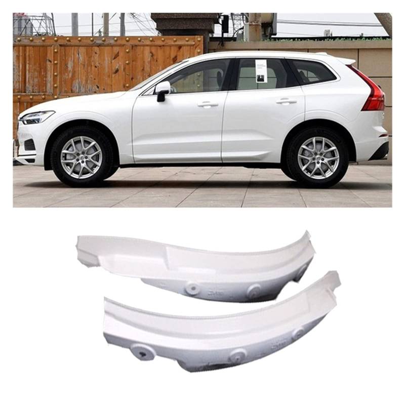 Car Rear Wheel Fender Mudguards Compatible With Volvo XC60 2018-2020 Auto Rear Wheel Mud Flap Guard Splash Anti Dust Cover Accessories(Wit) von OMEROPLIX