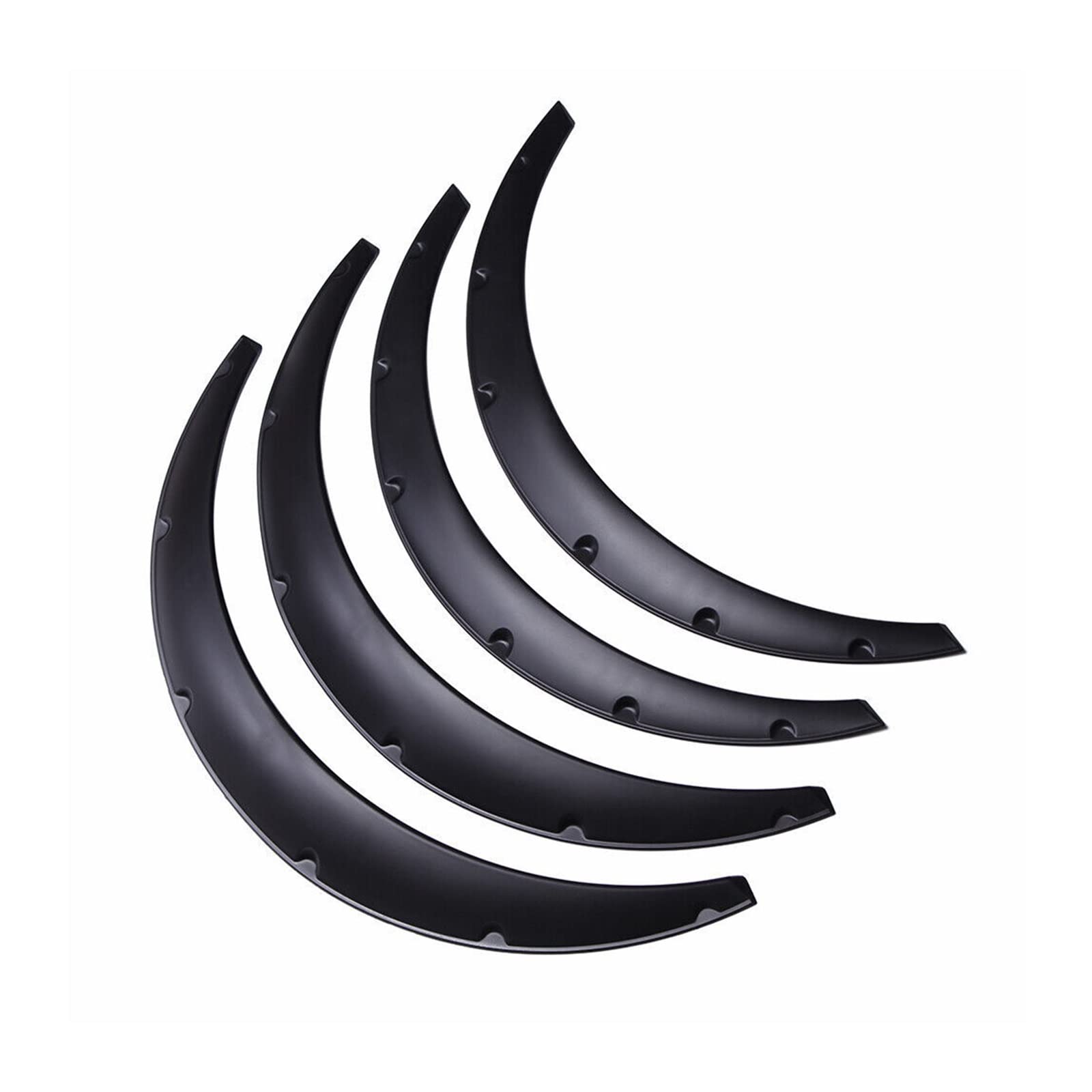 Compatible With Hardbody D21 1965-1994 Flexible Car Truck Wheel Fender Flares Cover Wide Body Kit Mudguard Splash Guard Carbon(Black) von OMEROPLIX