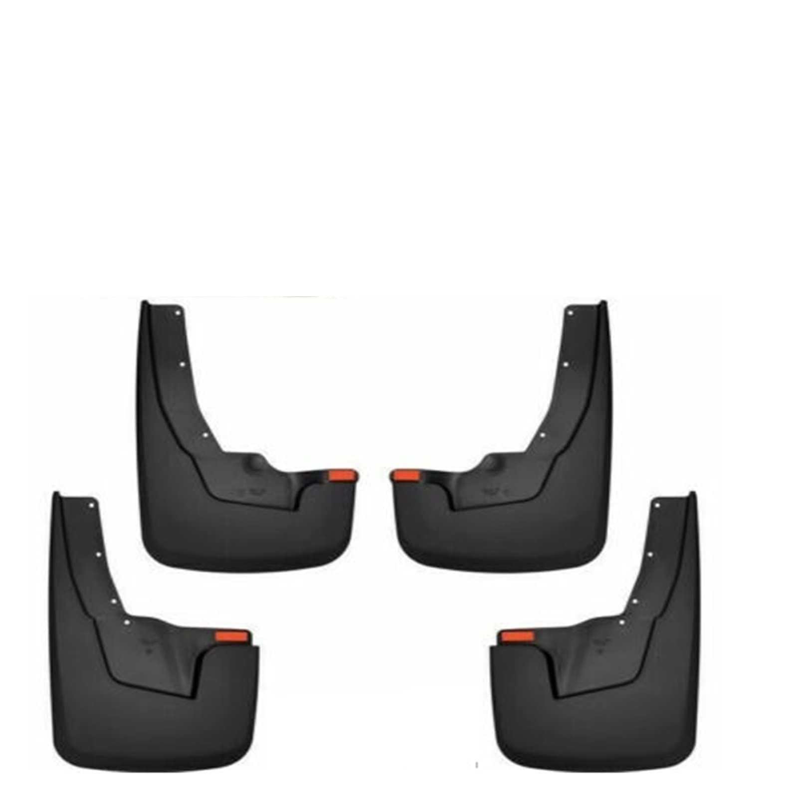 Spritzschutz Spritzschutz Set Spritzschutz Kotflügel Kompatibel mit 2019 2020 2021 2022 Kompatibel mit Dodge Ram 1500W/Fender Flares(Black) von OMEROPLIX