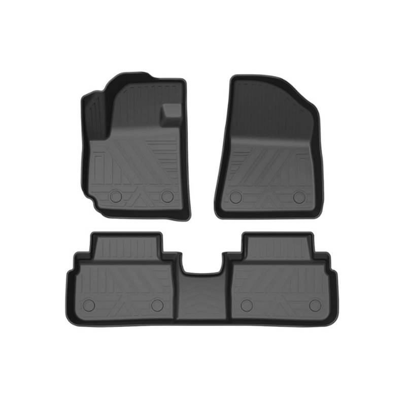 TPE 3D Auto Bodenmatte Voll Umgeben Auto Boden Liner Teppich Matten Kompatibel Mit Changan CS55 2017-2020 Links fahren Voll Set von OMEROPLIX