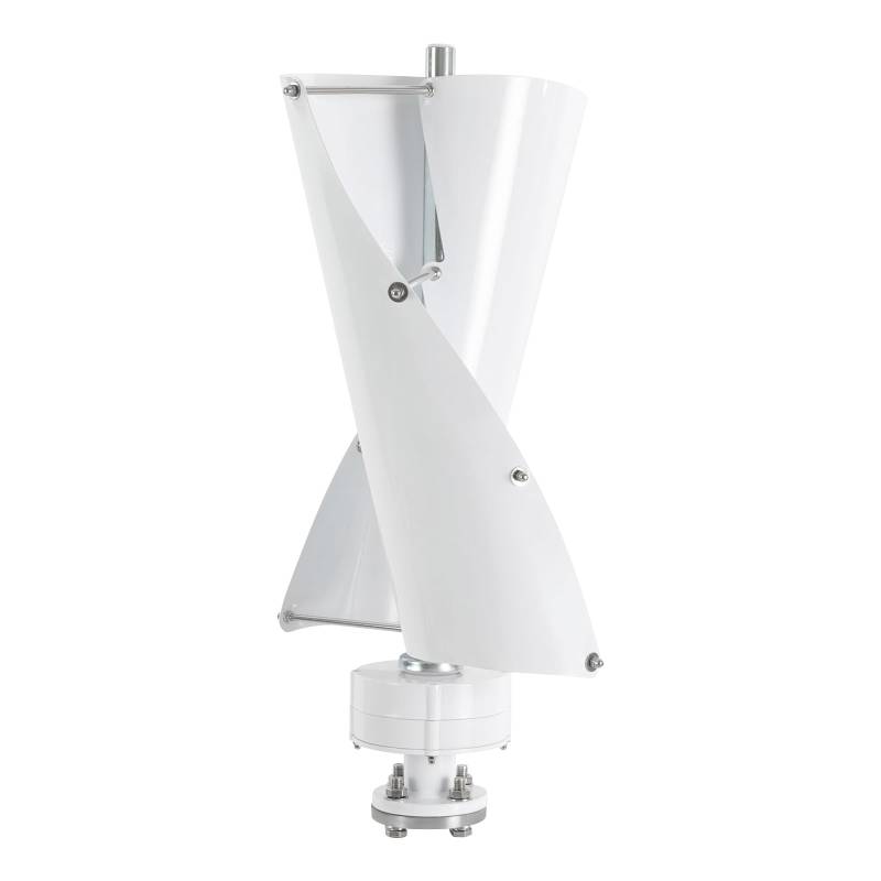 Windkraftanlage 24V Komplettset Windrad Stromerzeugung, 500W Magnetische Levitationsachse Vertikal Windturbine aus Aluminiumlegierung Windenergie für Zuhause Windgenerator mit Steuergerät von OMGGYER