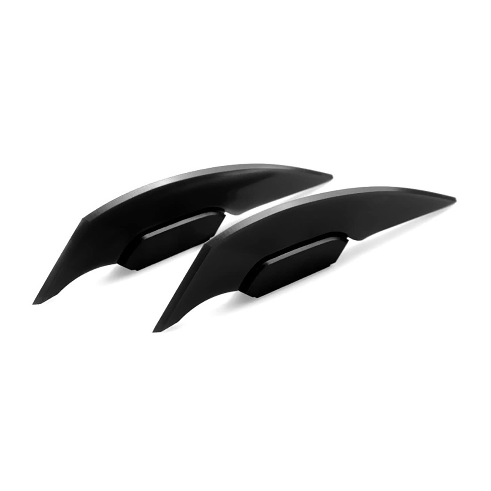 OMOBY 1Pair Universal Motorrad Winglet Aerodynamic Spoiler Flügel mit Klebstoff -Motorrad -Dekoration Aufkleber Aufkleber mit Motorrad -Roller kompatibel(Noir) von OMOBY