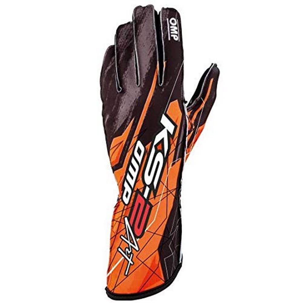 OMP KS-2 Art Handschuhe Schwarz/Orange Größe M von OMP