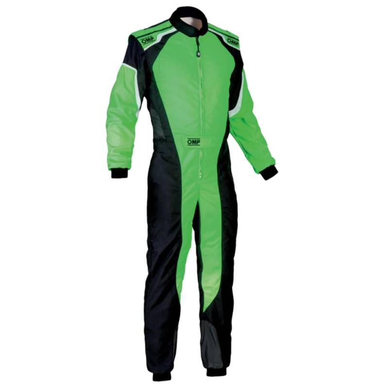 OMP KS-3 Kart Racing Suit, Schwarz/Grün von OMP