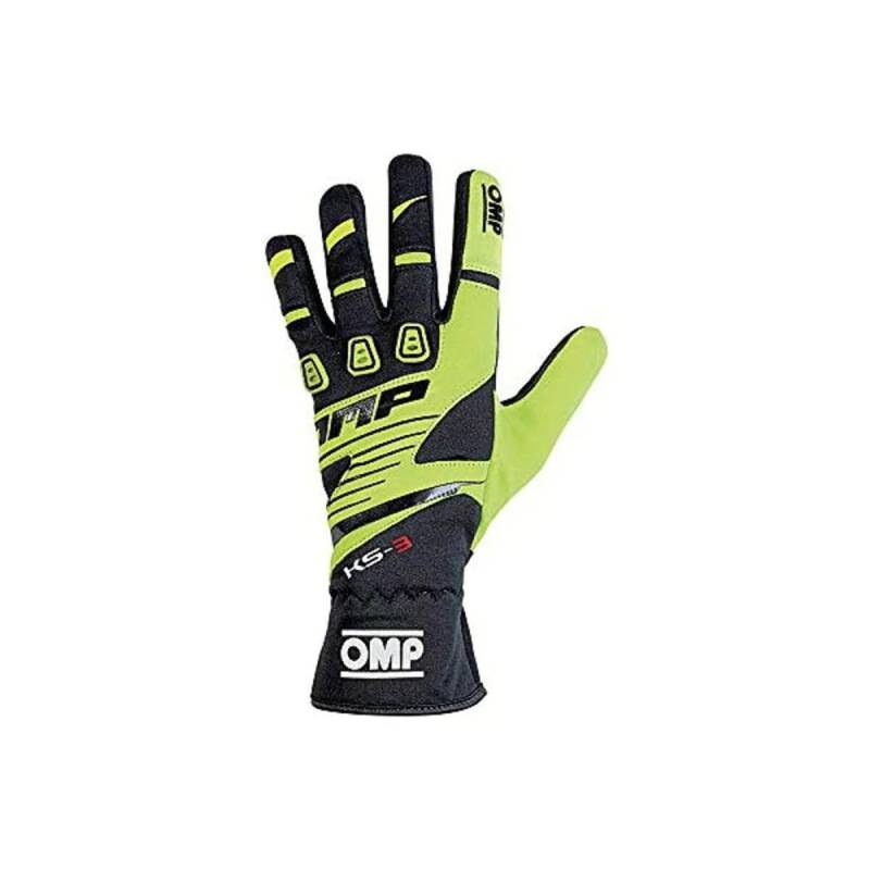 OMP OMPKK02743E059L My2018 Ks-3 Handschuhe schwarz / gelb Size L von OMP