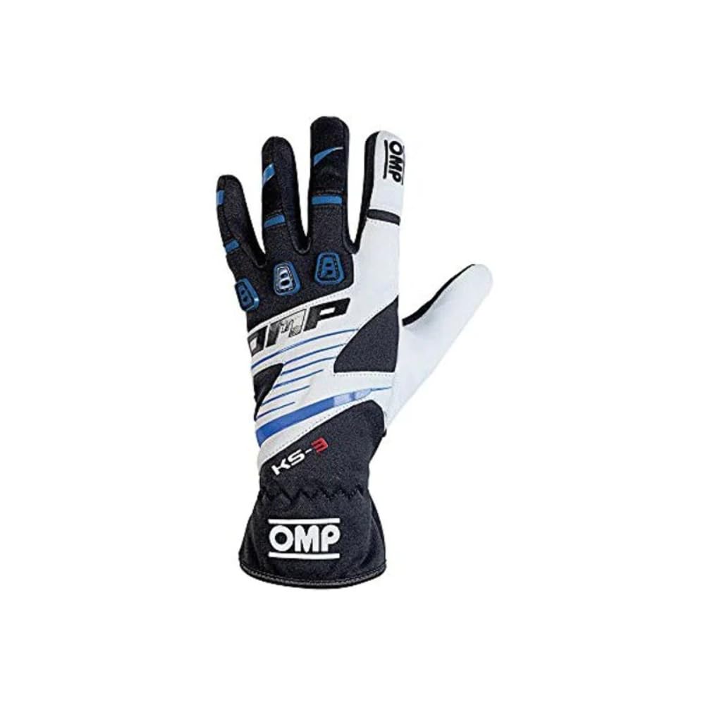 OMP OMPKK02743E175005 My2018 Ks-3 Handschuhe Schwarz/Weiss/Blau Size 5 von OMP