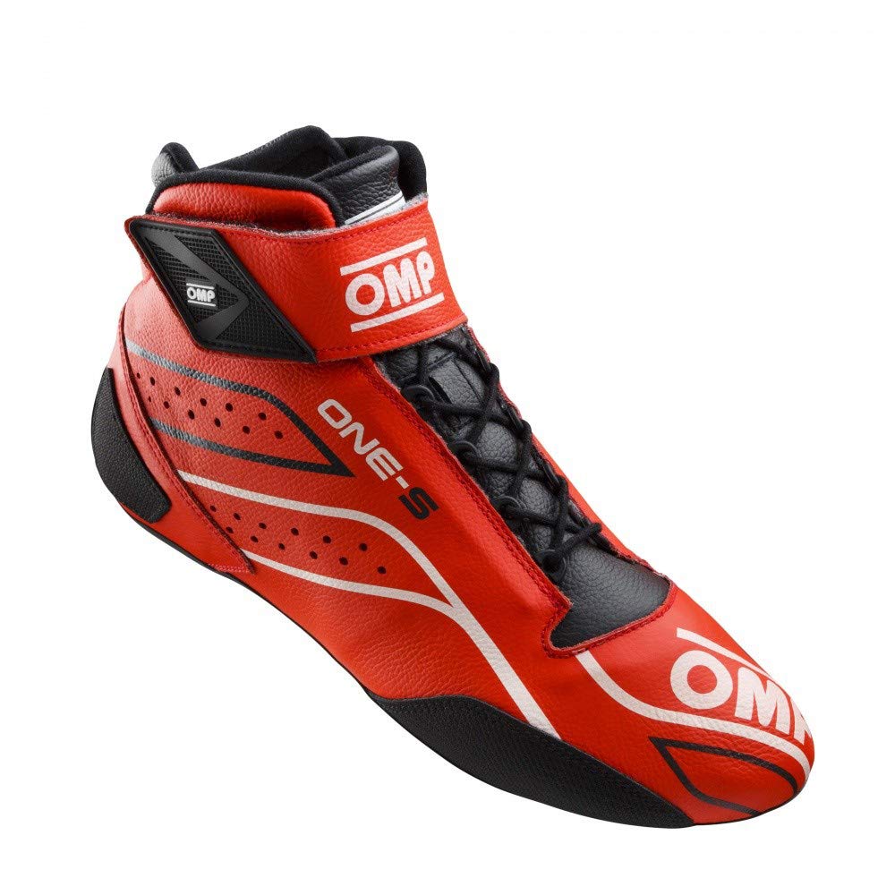 OMP ONE-S SCHUHE GRÖSSE 41 FIA 8856-2018 , ROT/SCHWARZ/WEISS von OMP