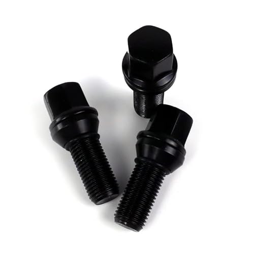 OMP SPEED Set Offset Schrauben für PKD DIN 10.9 Felgen, verstellbare Schrauben M14X1.50 SCHLÜSSEL 17/19 L: 28, schwarz Farbe von OMP