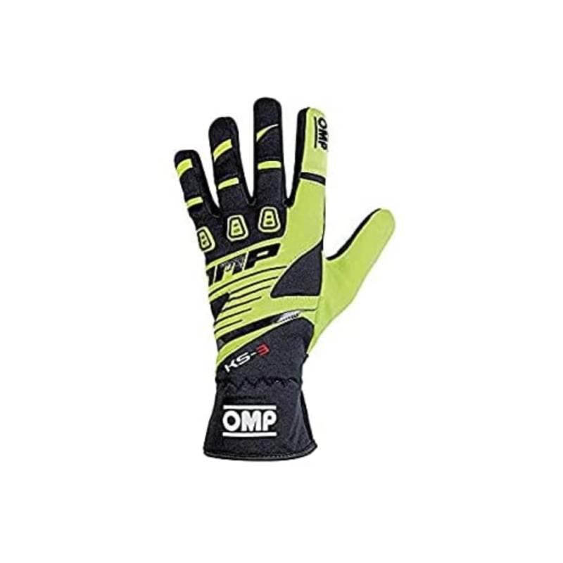 OMP OMPKK02743E059006 My2018 Ks-3-Handschuhe gelb/schwarz Size 6, schwarz / gelb von OMP