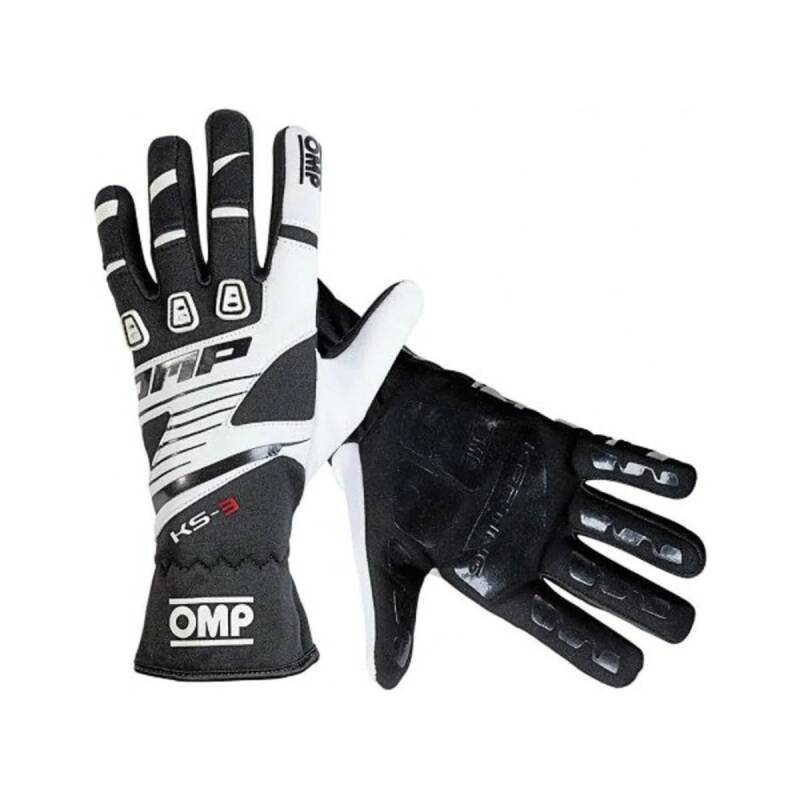 OMP OMPKK02743E076XS My2018 Ks-3-Handschuhe, Size Xs, schwarz / weiss von OMP