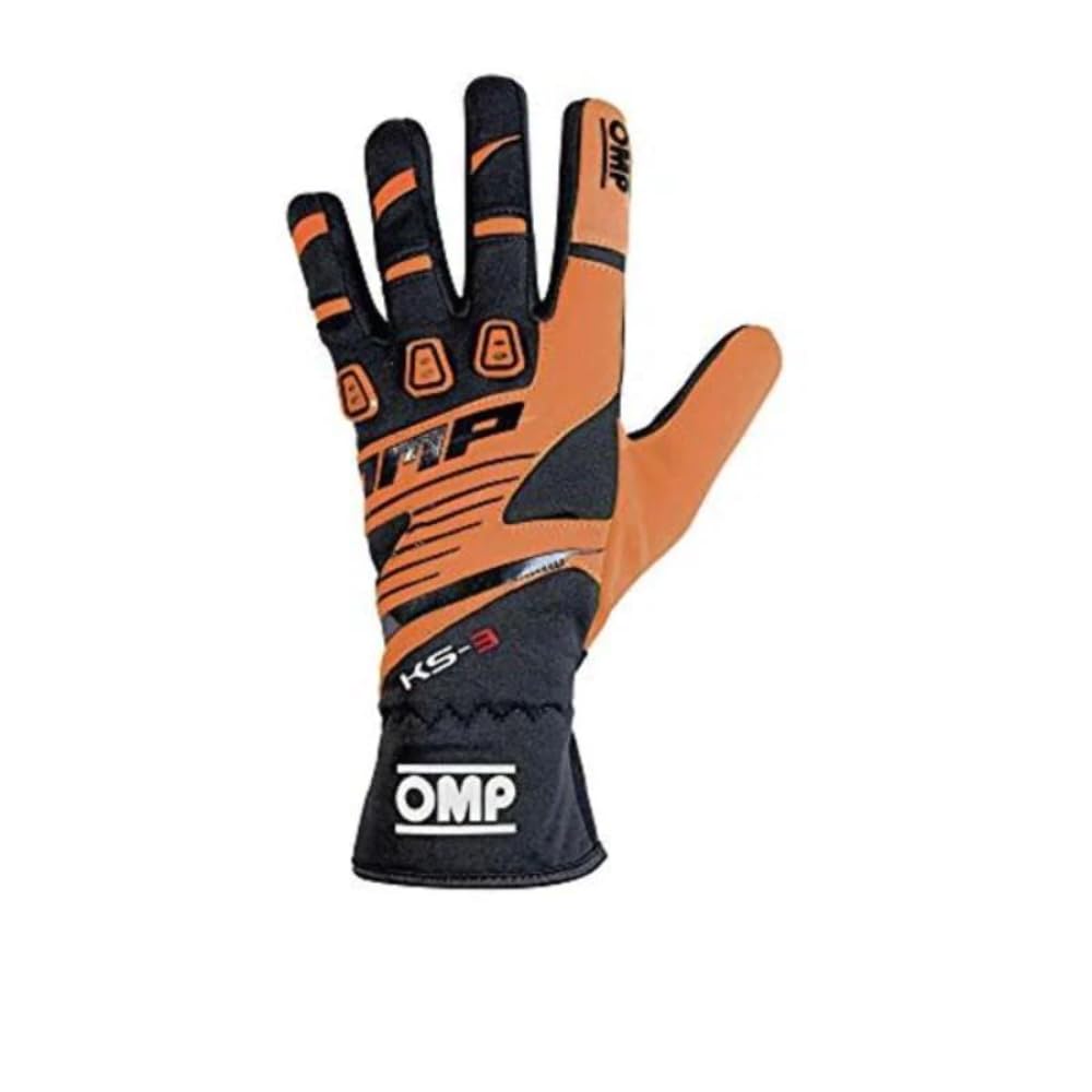 Omp OMPKK02743E096XS Ks-3 Handschuhe My2018 Orange/Schwarz Größe Xs von OMP