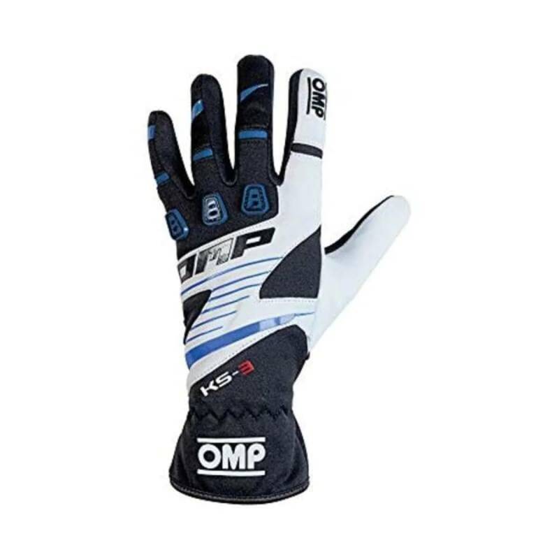 OMP OMPKK02743E175XS My2018 Ks-3 Handschuheschwarz / weiss / blau Size Xs von OMP