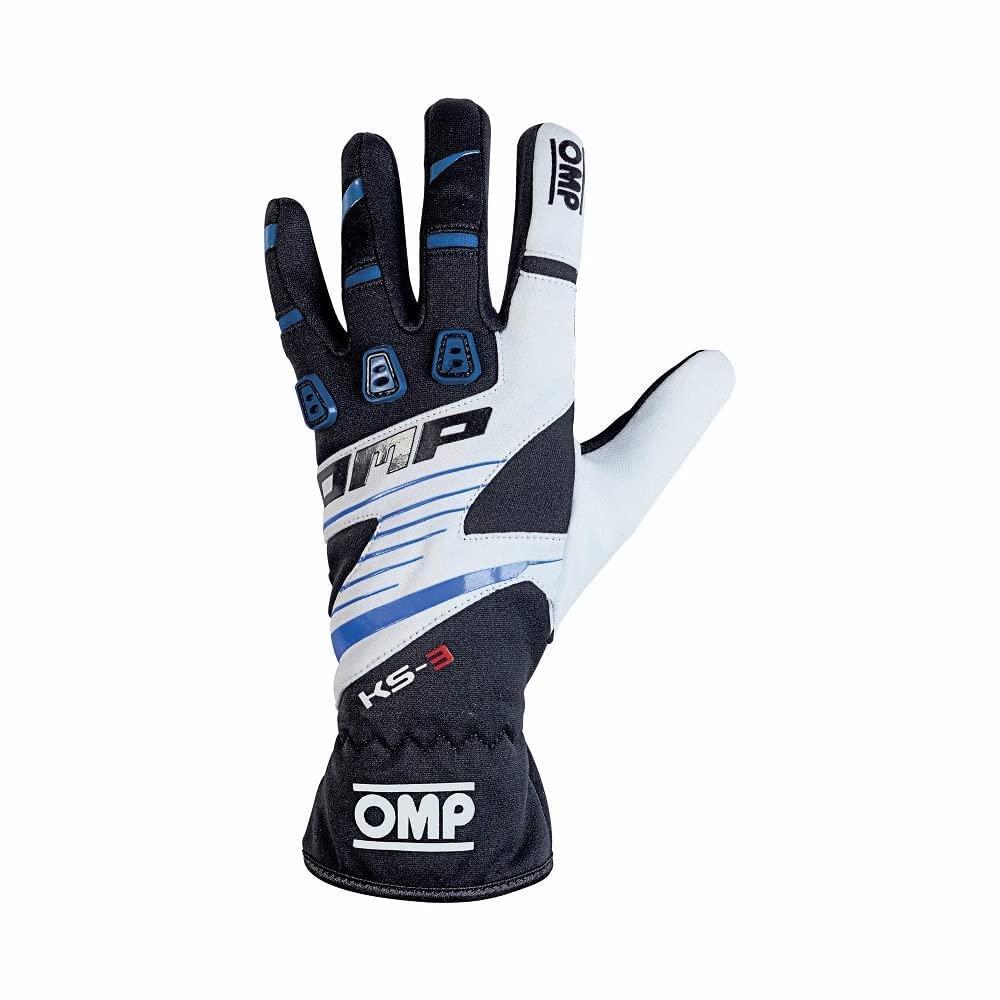 Omp OMPKK02743E175XXS My2018 Ks-3 Handschuhe, Weiß/Schwarz, Größe XXS von OMP