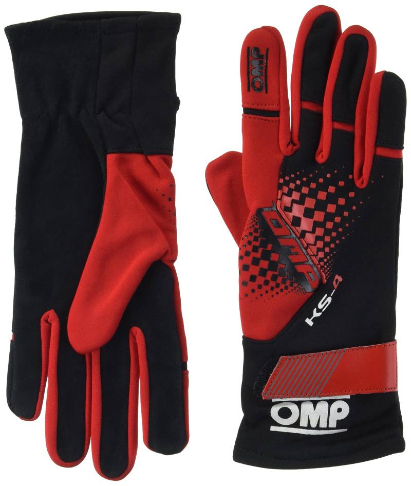 Omp OMPKK02744E060M KS-4 Handschuhe My2018 Rot/ schwarz Gr M von OMP