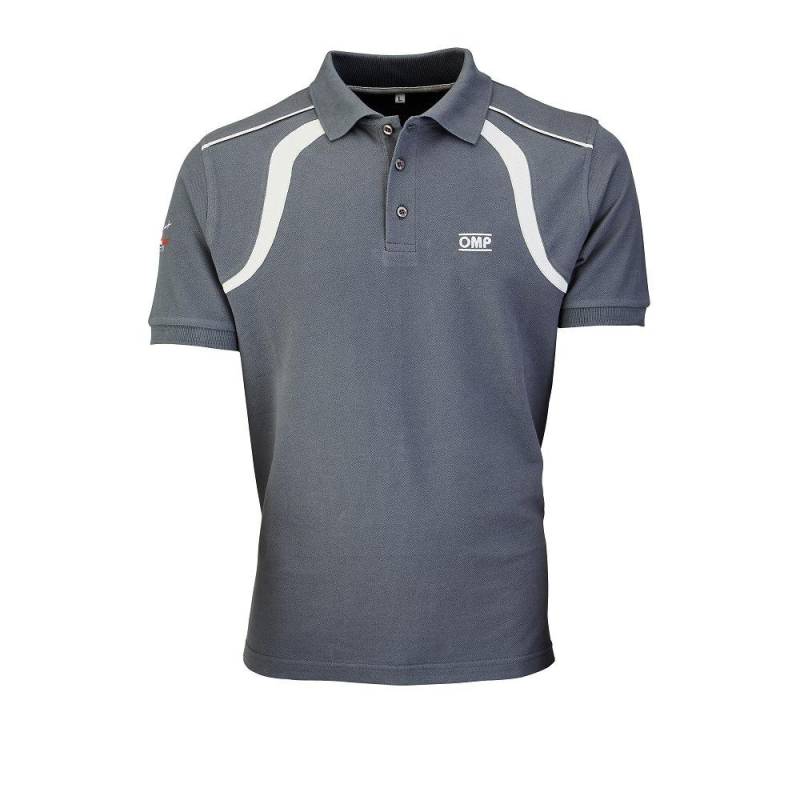 Omp OMPOR5905080S Racing Spirit Polo Grau Größe S von OMP