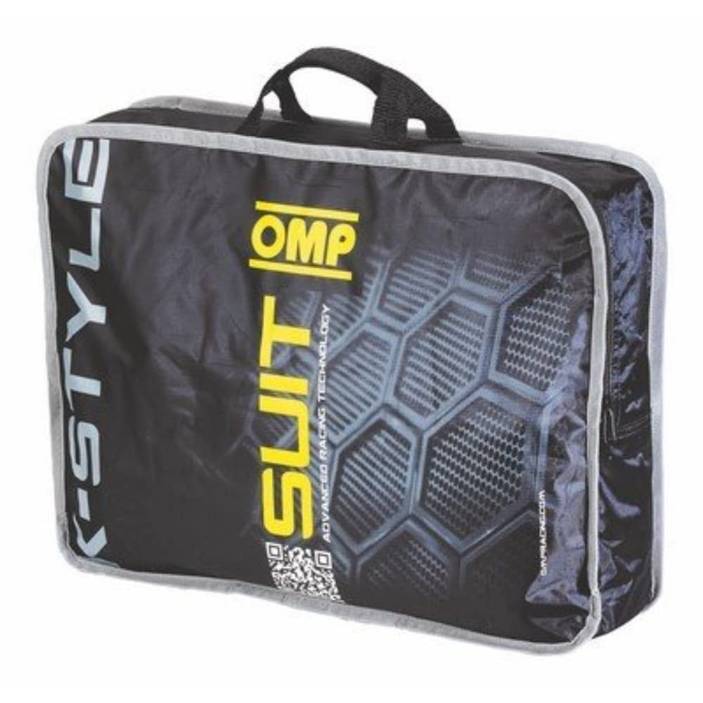 Omp OMPX/683/BK Karting Affe-Tasche Schwarz/Rot/Weiß 52 von OMP