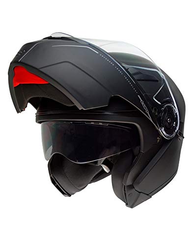 ON BOARD LEVEL HELMENTS Klapphelm LEVEL LUP1, UNISEX, M, schwarz matt von ON BOARD