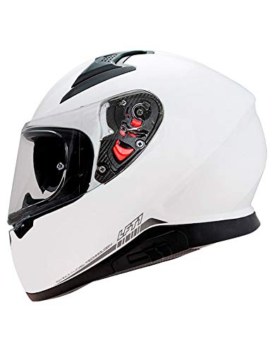 ON BOARD LEVEL HELMENTS Motorradhelm Level LFT1, Unisex, 2XL, Weiß von ON BOARD