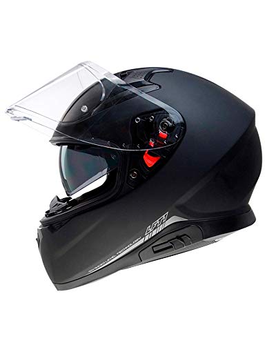 ON BOARD LEVEL HELMENTS Motorradhelm Level LFT1, Unisex, XL, Schwarz matt von ON BOARD