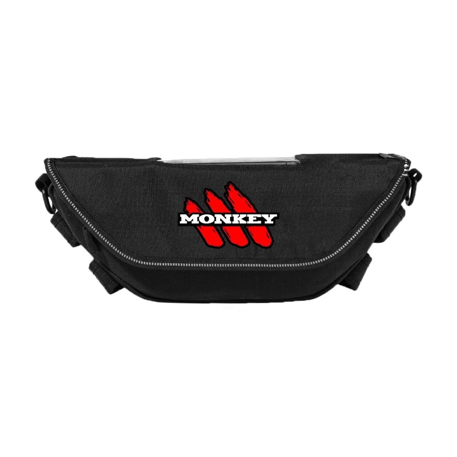 ONAIC Motorrad-Reisetasche für Monkey125 monkey125, Motorradzubehör, Werkzeugtasche, wasserdicht und staubdicht, praktische Reise-Lenkertasche (A) von ONAIC