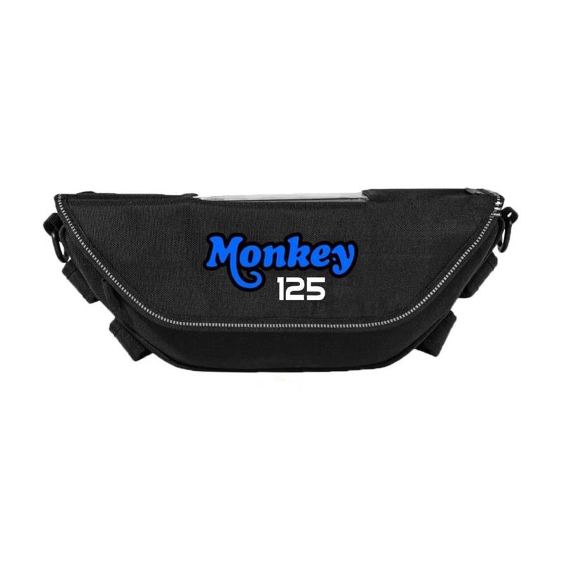 ONAIC Motorrad-Reisetasche für Monkey125 monkey125, Motorradzubehör, Werkzeugtasche, wasserdicht und staubdicht, praktische Reise-Lenkertasche (J) von ONAIC