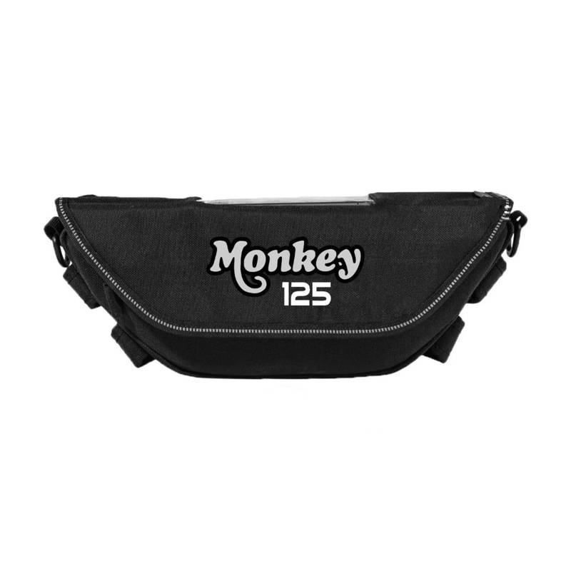 ONAIC Motorrad-Reisetasche für Monkey125 monkey125, Motorradzubehör, Werkzeugtasche, wasserdicht und staubdicht, praktische Reise-Lenkertasche (L) von ONAIC