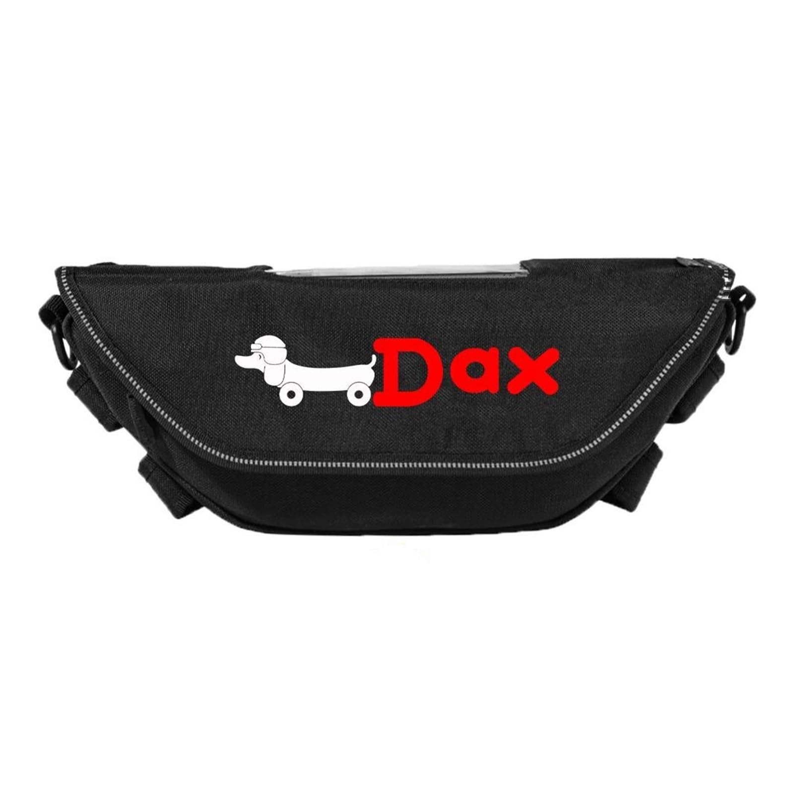 ONAIC Motorrad-Reisetasche für dax st125, Motorradzubehör, Werkzeugtasche, wasserdicht und staubdicht, praktische Reise-Lenkertasche (A) von ONAIC