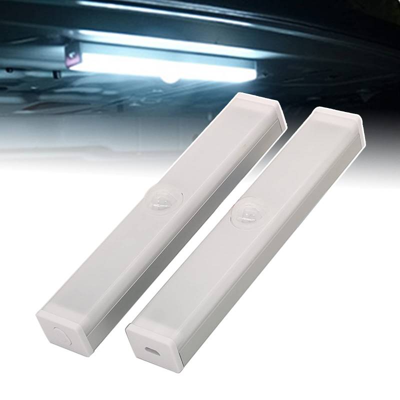 ONCCI Auto Kofferraum LED Nachtlicht Magnetisch USB Licht für Car/PKW/LKW/Treppe/Lager/Wohnwagen/Zimmer Schrankbeleuchtung LED mit Bewegungsmelder Weiss/Warmweiss dimmbar von ONCCI