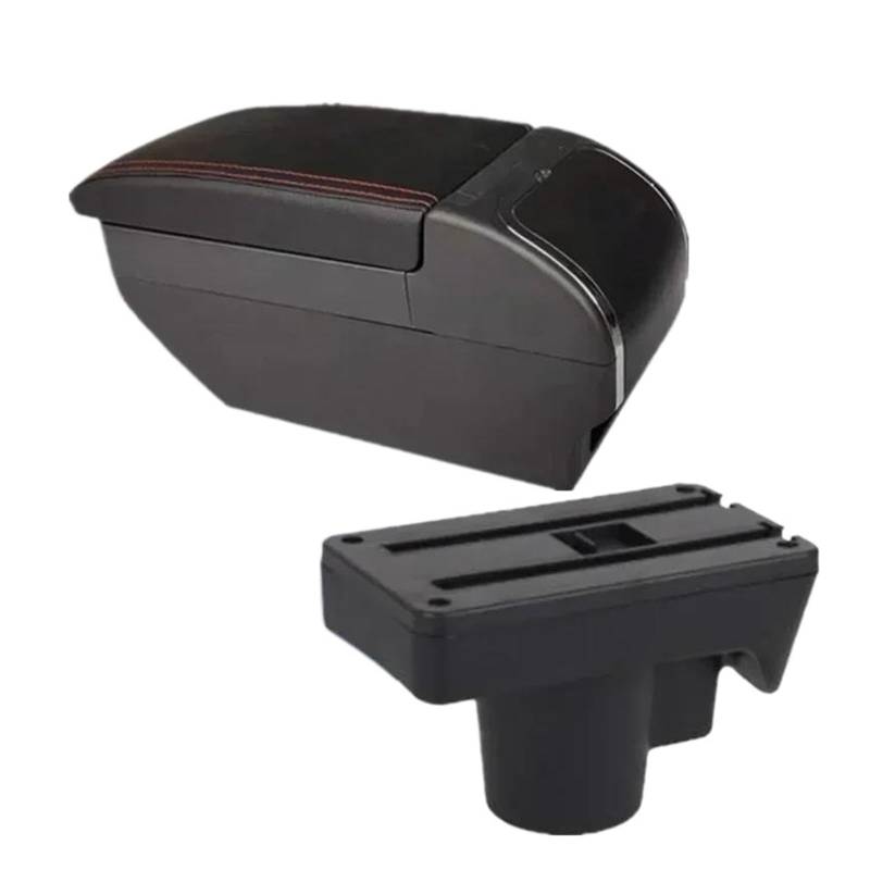 Auto Armlehnenbox Für Opel Für Astra Für Astra H 2004 2005-2013 2014 Mittelkonsole Armlehnenbox Aufbewahrungsbox Autoinnenausstattung Aufbewahrungsbox(F1 Rote Linie Kein USB) von ONDAWR