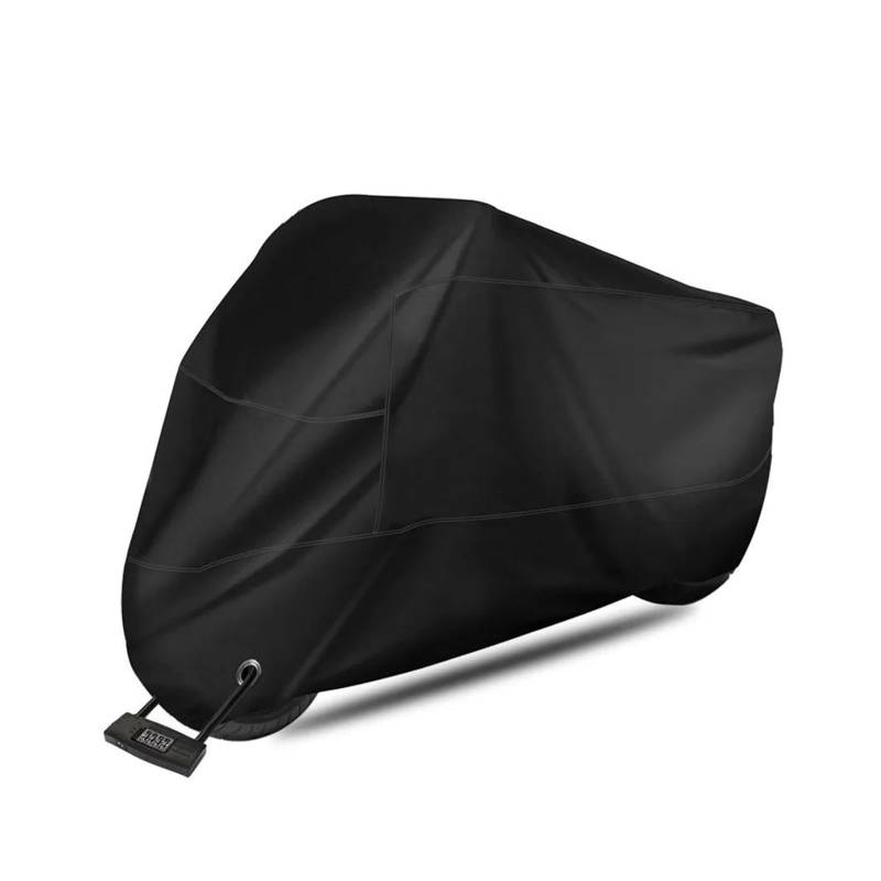 Auto Motorradabdeckung UV Schutz Staubdicht Schneefest Motorrad wasserdichte Abdeckung Für PCX125 PCX150 PCX 125 150 PCX125 150 Teile(Schwarz,M für 160cm) von ONDAWR