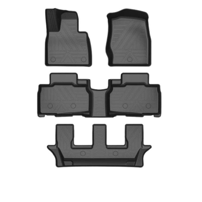 Teppich-Fußmatten Für F&ord Für Explorer U502 7 Sitze 2011 2012 2013 2014-2019 Für Explorer U625 2020-2023 Autofußmatten Fußmatten Pad Tablettmatte Innenraum(7-Sitzer U625 20-23) von ONDAWR