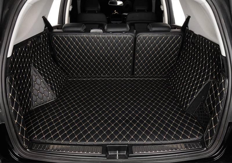 Kofferraumwanne Matte 5 Sitze Kofferraummatten Für Kia Für Sorento Für MQ4 2020-2024 Cargo Liner Pads Kofferraumteppich Fußmatten Kofferraum (Farbe : Schwarzbeige) von ONDIAN