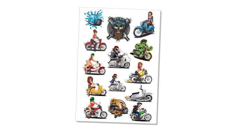 Stickerbogen | Mopeds von ONE:FIFTY