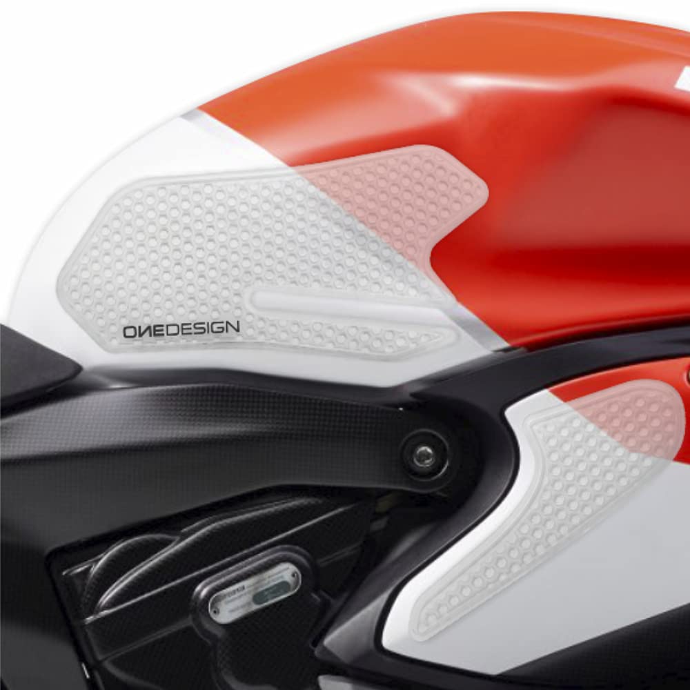 Seitlicher Tank-Aufkleber für Ducati Panigale_899-959-1199-1299 durchsichtig von ONEDESIGN