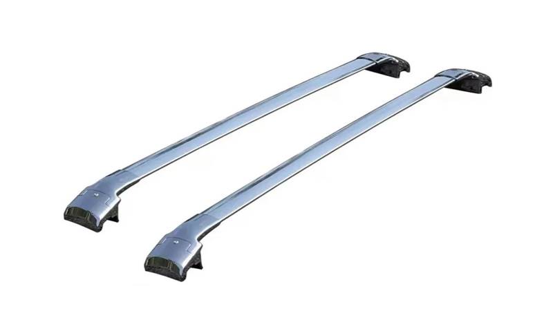 Auto Dachträger Für X5 F15 2015 2016 2017 2018 Dachträger Schienen Träger Querstangen Querstangen Aluminium Silber 2PCs Dachreling Dachgepäckträger von ONETREND