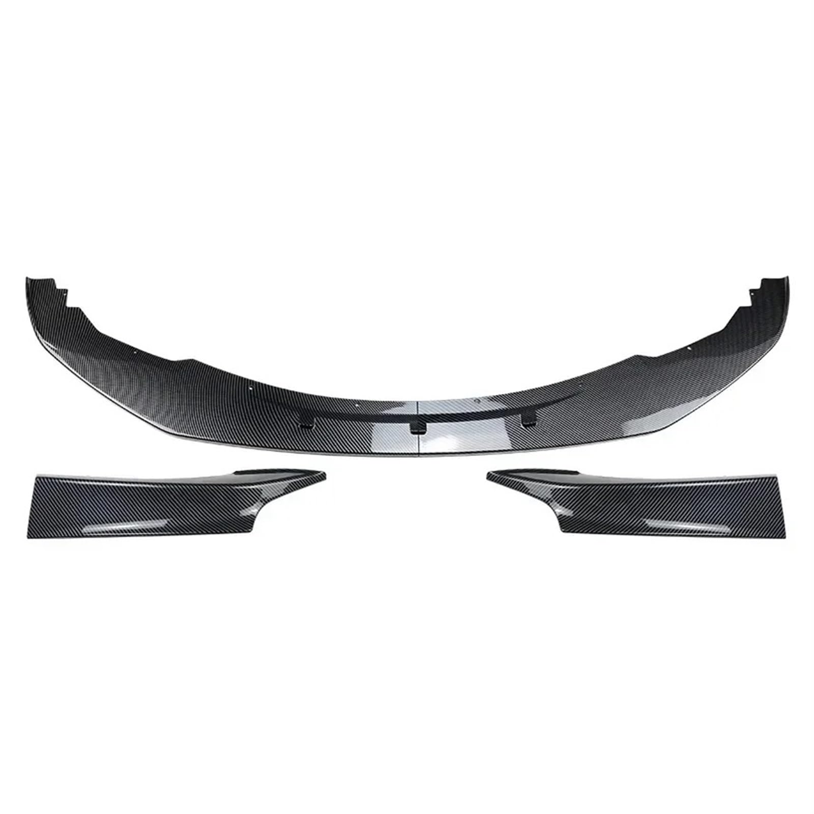 Frontspoiler Für 1 Serie F20 F21 Für Sport 2012-2014 Canard Abdeckung Trim Splitter Glanz Schwarz Oder Carbon Faser Auto Frontschürze Lip Spoiler Auto Frontspoiler(1 Set Carbon Look) von ONETREND