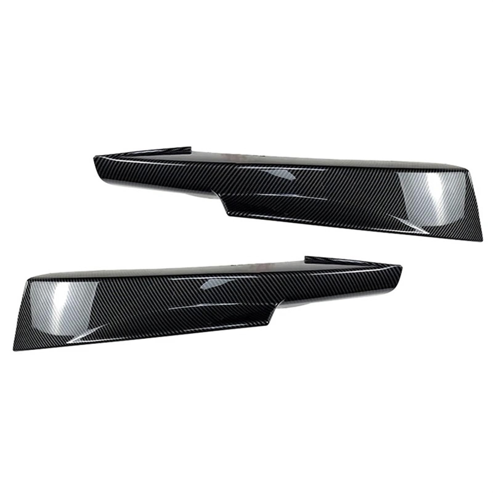 Frontspoiler Für 3 Serie E90 E91 Für LCI Für Sport 2009-2012 Auto Front Lip Splitter Diffusor Body Kits Spoiler Stoßstange Schutzfolie Auto Frontspoiler(Carbon Look Splitter) von ONETREND