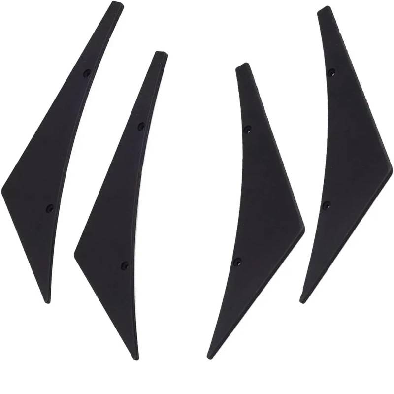 Frontspoiler Für A3 Für A4 Für A5 Für A6 Für A7 B7 B8 S3 2002-2017 Canard Splitter Diffusor Valenz Spoiler Lippe Vordere Stoßstange Fin Schutz Trim Universal Auto Frontspoiler(Black) von ONETREND