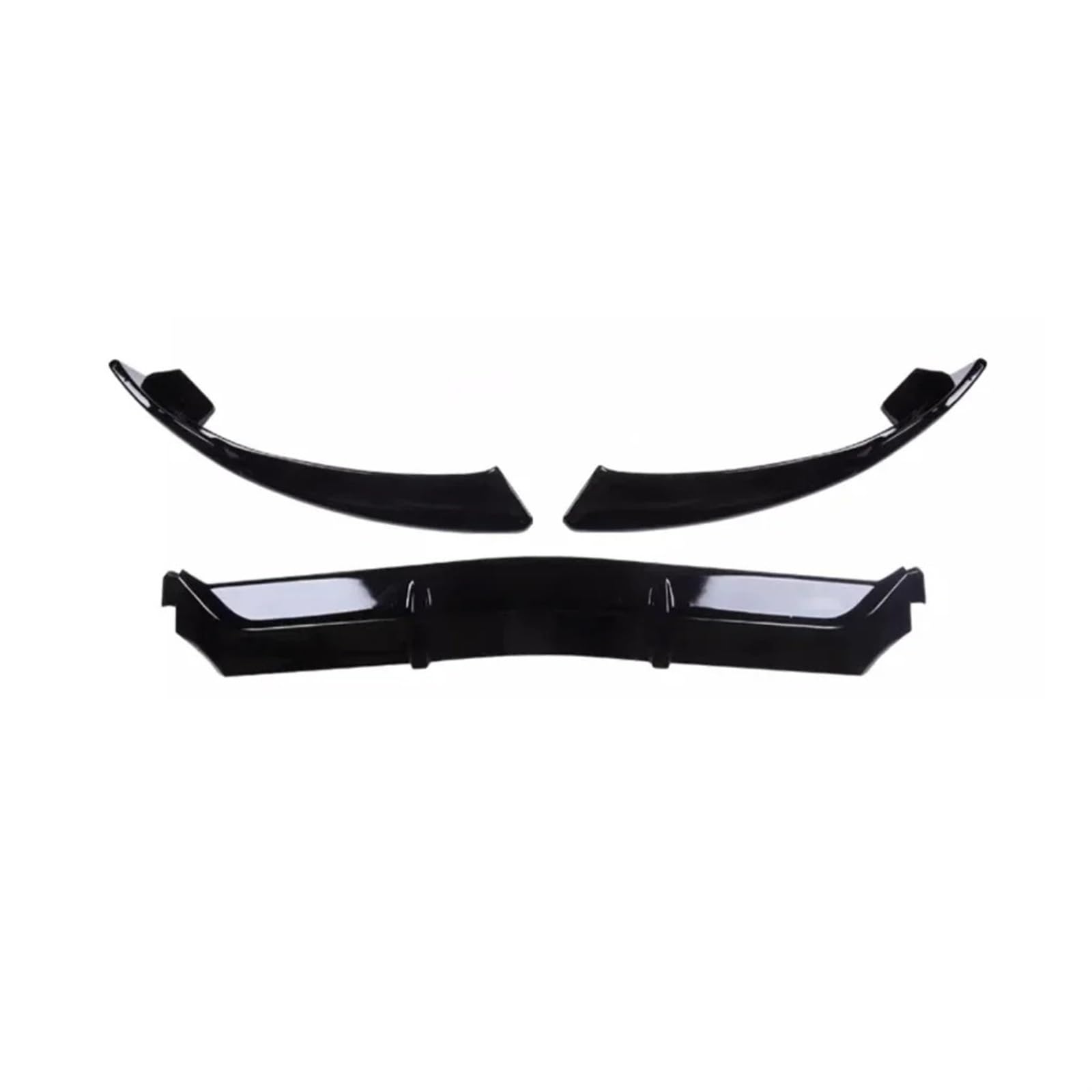 Frontspoiler Für Benz Für GLC X253 C253 Für Coupe Für GLC200 Für GLC260 Für GLC300 2016-2019 Body Kit Spoiler Splitter Trim Frontschürze Lip Auto Frontspoiler(Glossy Black) von ONETREND